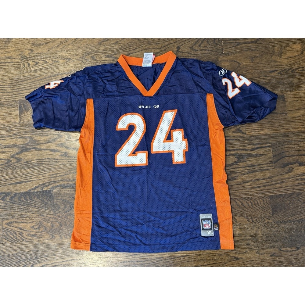 NFL Team Apparel Denver Broncos CHAMP BAILEY #24 Reebok Kids Youth Jersey XL